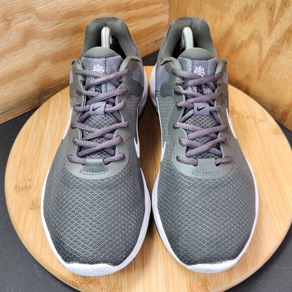 Nike Mens Revolution 6 Gray Running Shoes Size 10.5 Sneakers - Picture 3 of 9
